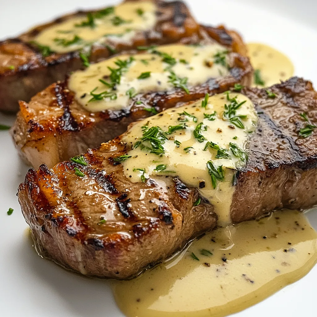 Garlic Butter Steak with Parmesan Cream Sauce Recipe | Tender & Delicious Steak Dinner