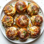 Garlic Parmesan Cheeseburger Bombs – Irresistibly Cheesy & Flavor-Packed Bites