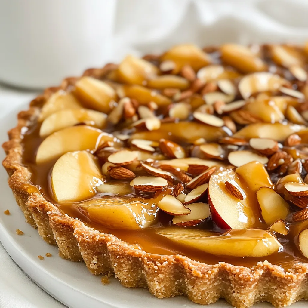 Gluten-Free Caramel Apple Tart with Almond Crust | Delicious & Easy Recipe