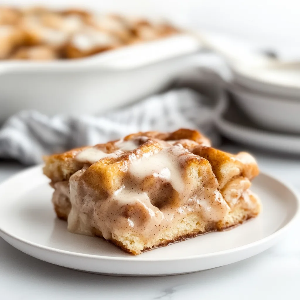 Delicious Gluten-Free Cinnamon Roll Bread Pudding Recipe | Easy & Soft Dessert