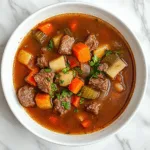 Hearty Beef and Vegetable Soup Recipe | Easy, Nutritious & Delicious