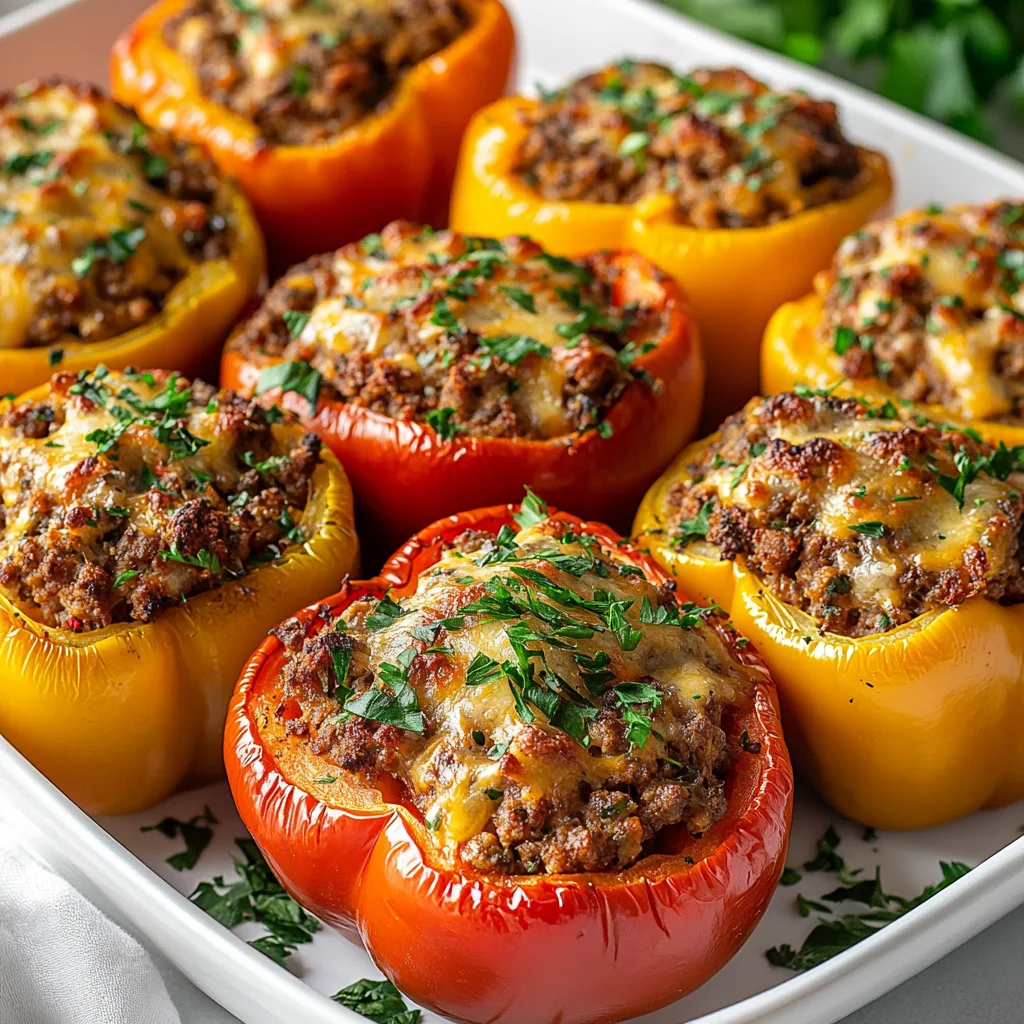 High Protein Unstuffed Peppers Recipe | Low-Carb & Healthy Meal Idea