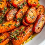 Honey Garlic Butter Roasted Carrots Recipe | Sweet & Savory Side Dish