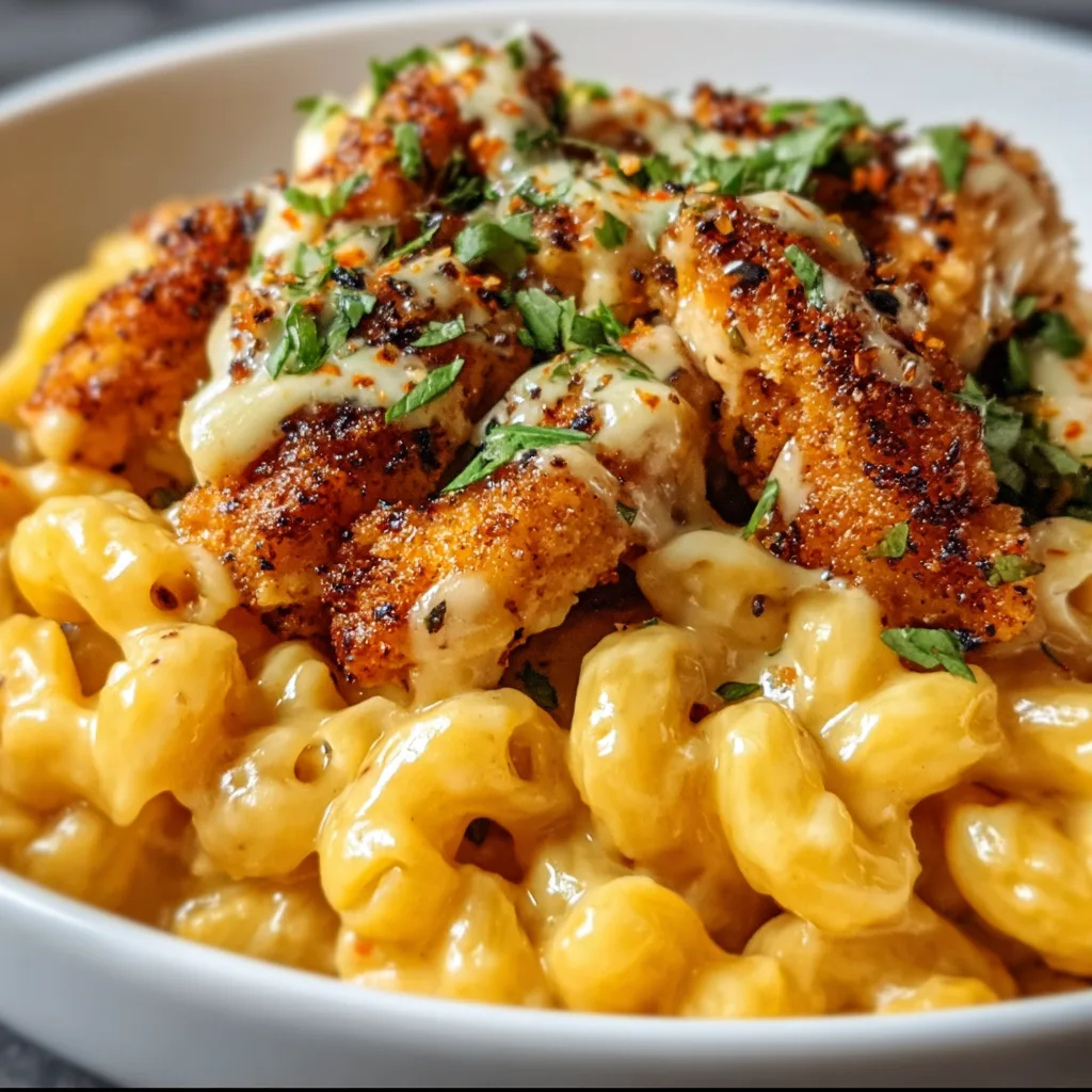 Honey Pepper Chicken Mac & Cheese Recipe | Creamy, Spicy Comfort Food