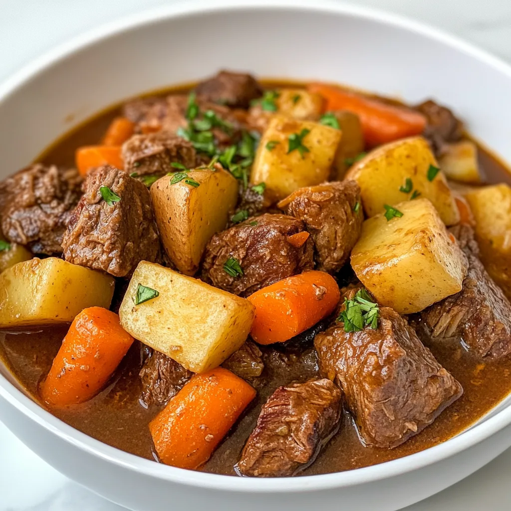 Hearty Instant Pot Beef Stew with Carrots and Potatoes – Easy Comfort Food Recipe