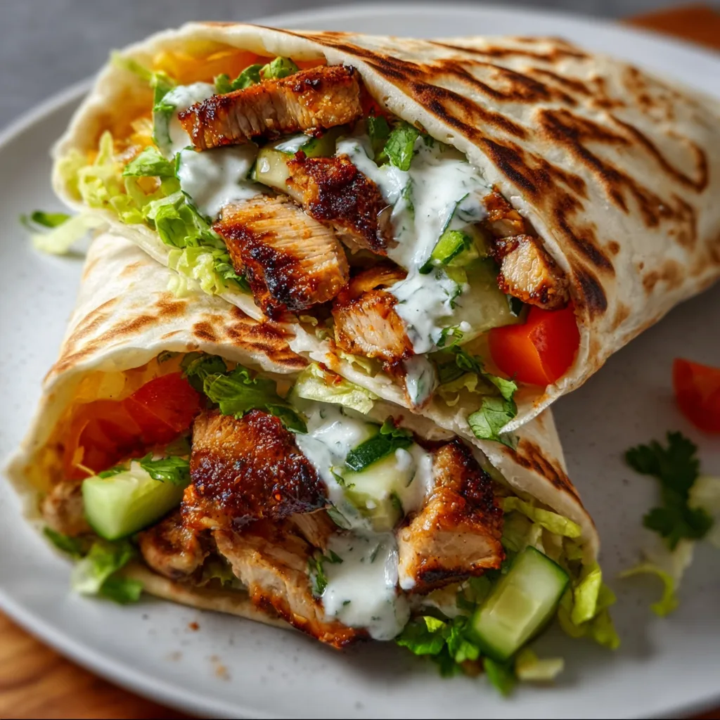 Delicious Juicy Chicken Shawarma Wraps | Easy & Flavorful Recipe