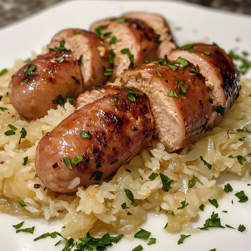 Traditional Kielbasa and Sauerkraut Recipe | Easy & Delicious Polish Dish