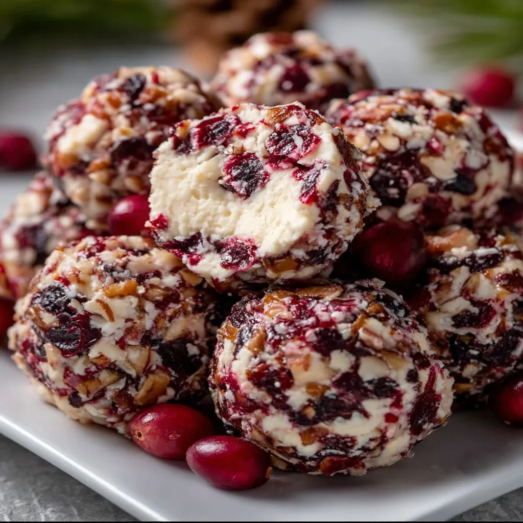 Delicious No-Bake Cranberry Cheese Balls Recipe – Easy Holiday Appetizer