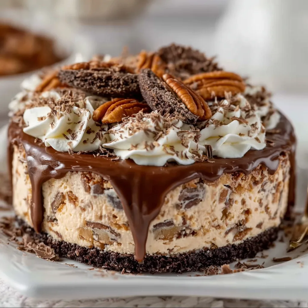 No-Bake German Chocolate Cheesecake Recipe – Easy & Delicious Dessert