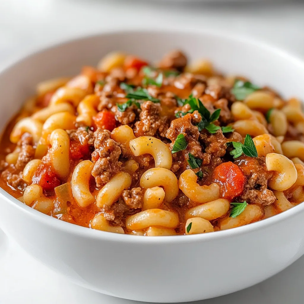 Easy One-Pot American Goulash Recipe | Quick & Delicious Dinner