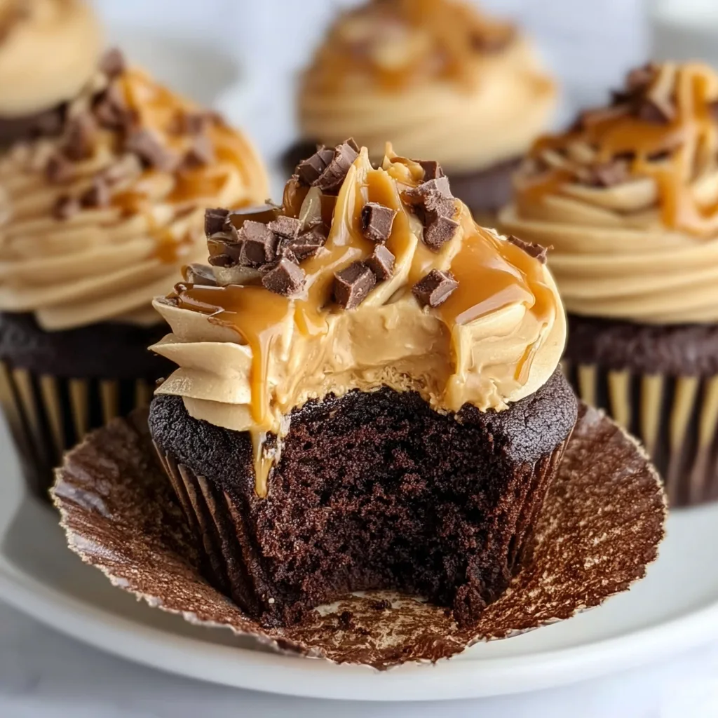 Delicious Peanut Butter Chocolate Cupcakes Recipe | Moist & Easy to Make
