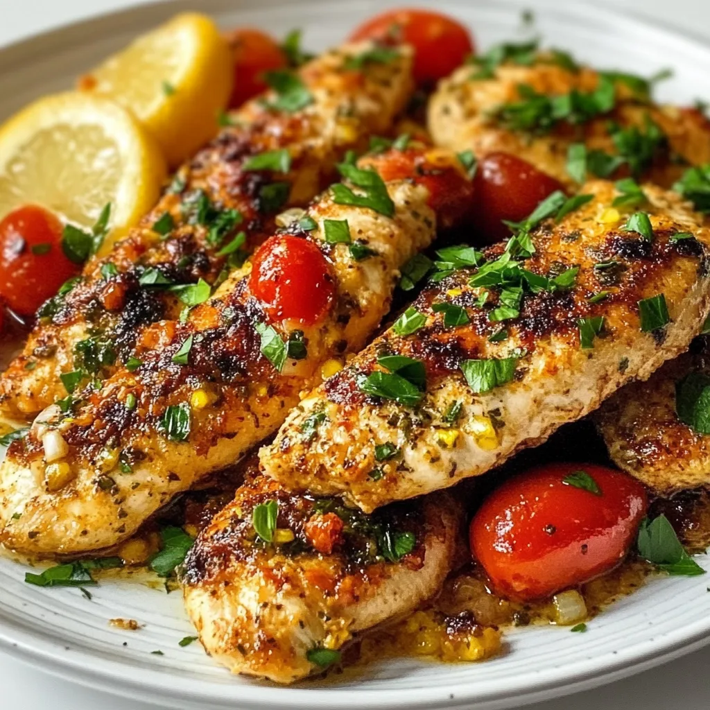 Crispy Quick Mediterranean Chicken Tenders Recipe | Easy & Flavorful