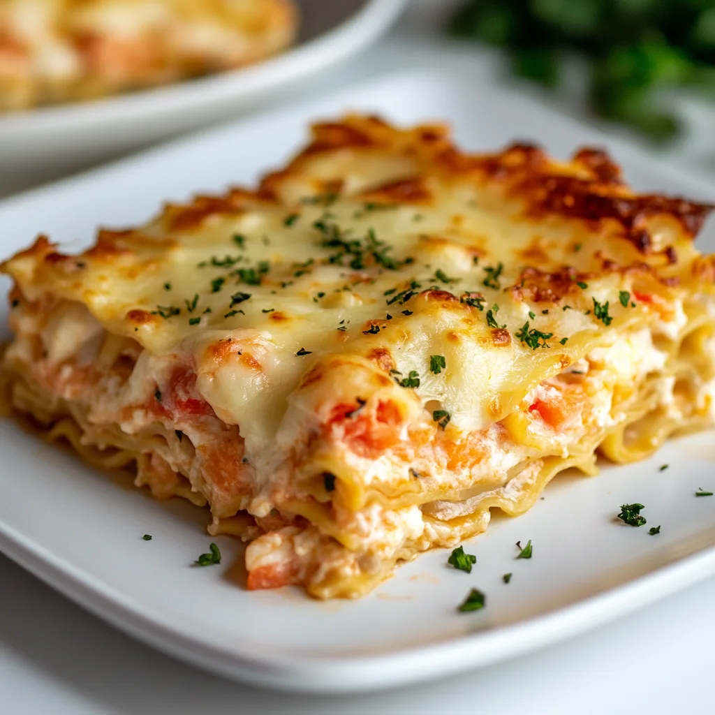 Delicious Shrimp Crab Lasagna Recipe | Creamy Seafood Lasagna Delight