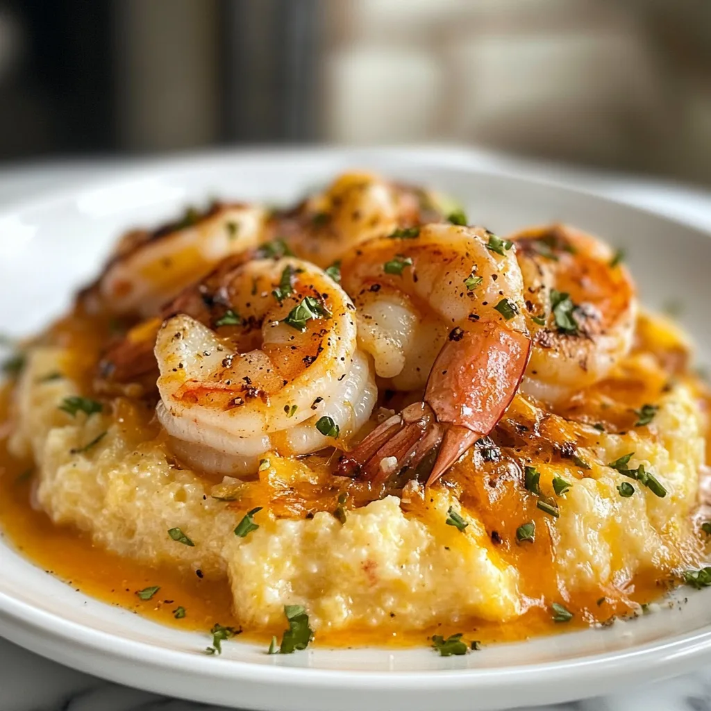 Shrimp & Creamy Cheddar Grits Recipe | Easy Southern Comfort Food 3 Shrimp & Creamy Cheddar Grits Recipe | Easy Southern Comfort Food