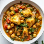 Easy Slow Cooker Fish and Chickpea Curry Recipe | Healthy & Flavorful Dinner