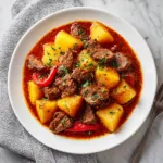 Slow Cooker Hungarian-Style Goulash Recipe with Paprika & Potatoes | Easy Comfort Meal