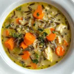 Hearty Wild Rice Soup with Chicken and Fresh Veggies | Healthy & Delicious Recipe
