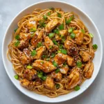 Sticky Garlic Chicken Noodles Recipe | Easy & Delicious Garlic Chicken Noodles
