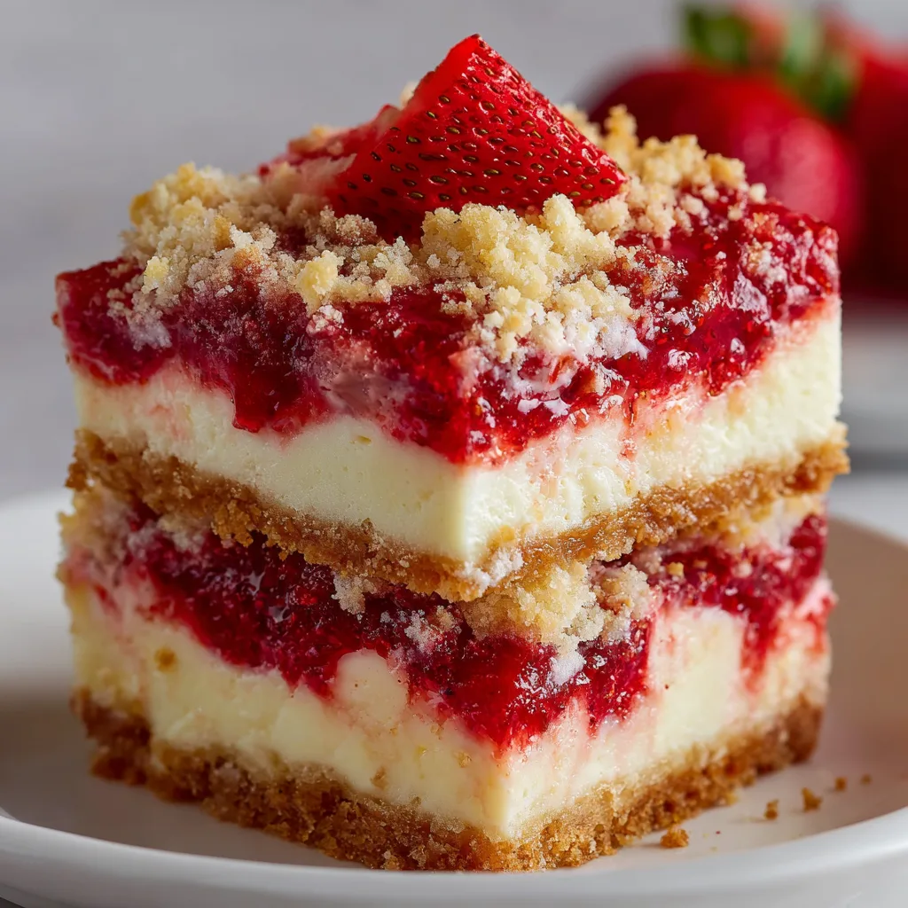 Delicious Strawberry Shortcake Cheesecake Bars Recipe – Easy & Creamy Dessert