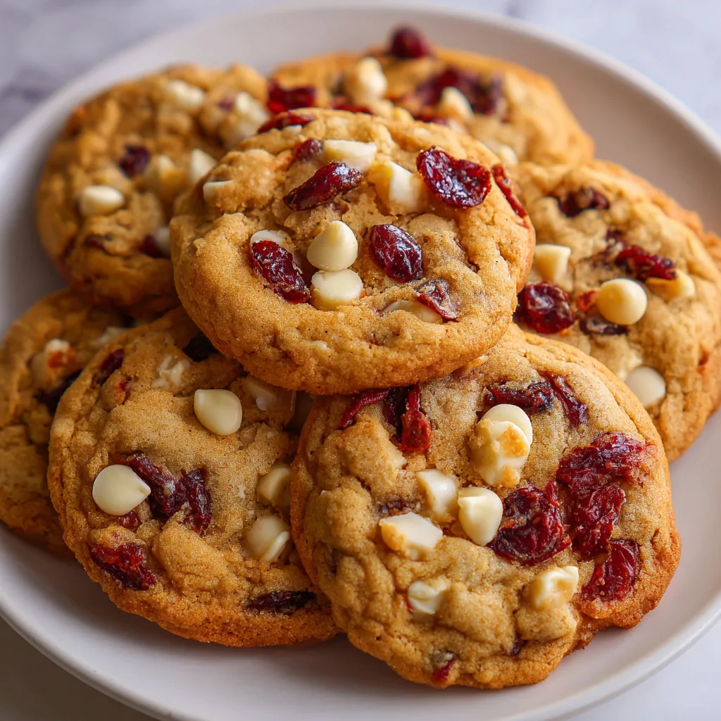 Delicious White Chocolate Cranberry Cookies Recipe | Easy & Festive Treats