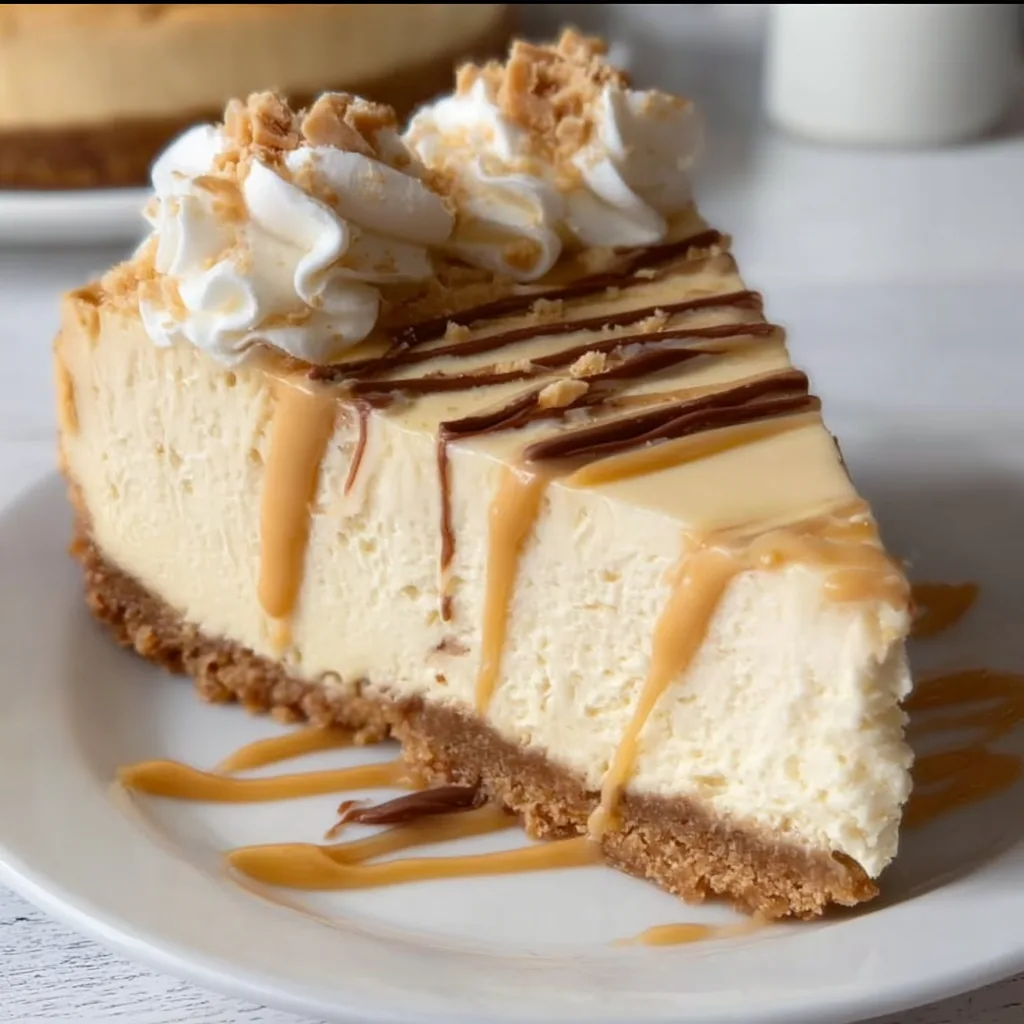 Decadent White Chocolate Peanut Butter Cheesecake Recipe | Creamy & Delicious