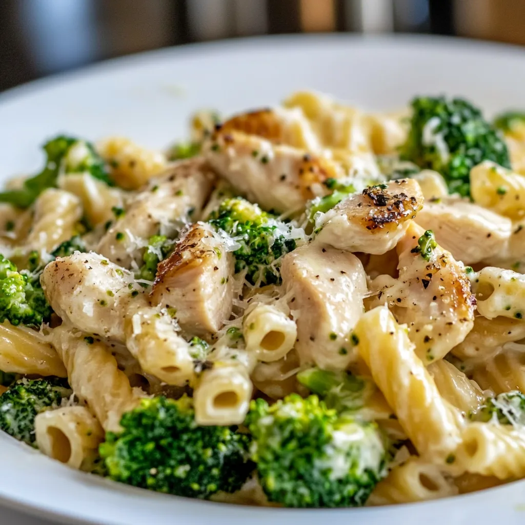 Creamy Rotisserie Chicken Broccoli Pasta Recipe | Easy & Delicious Dinner