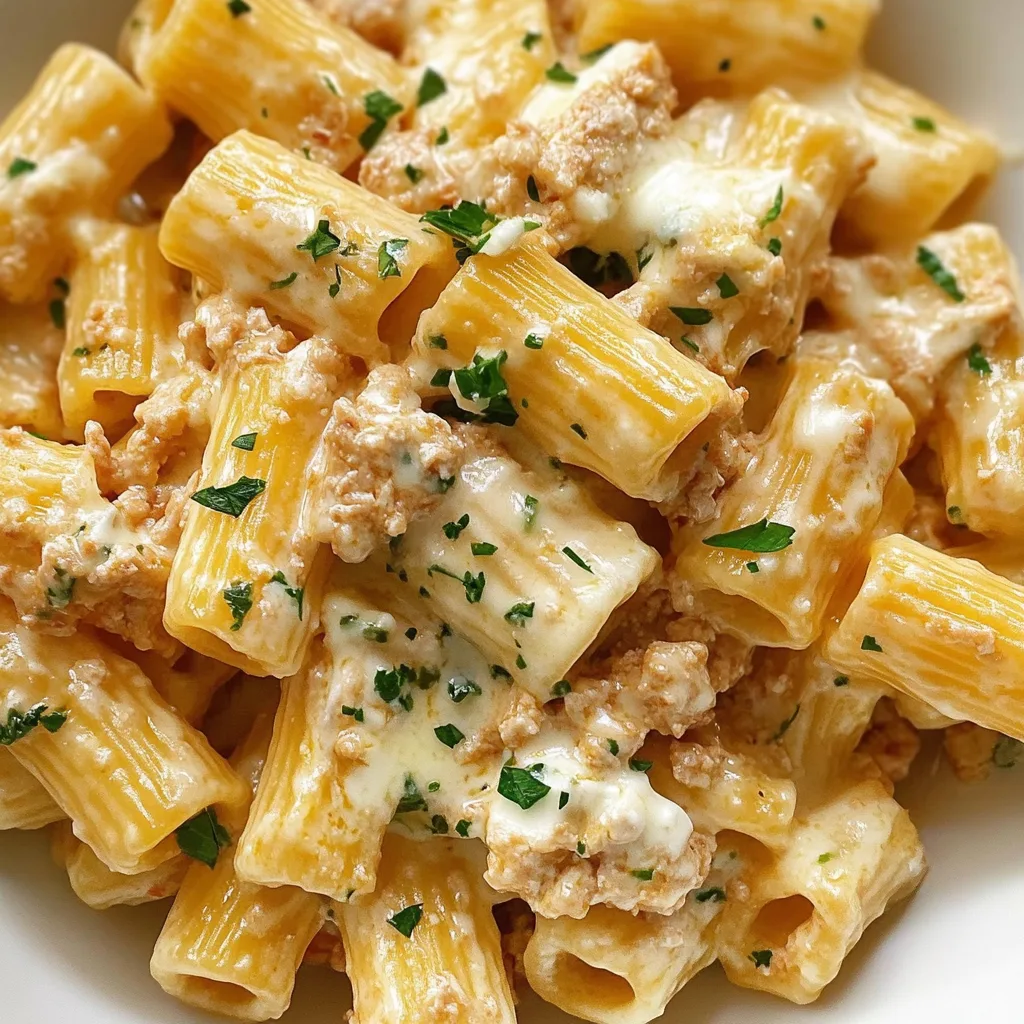 Creamy Rigatoni with Boursin Cheese | Rich & Easy Italian Pasta Recipe