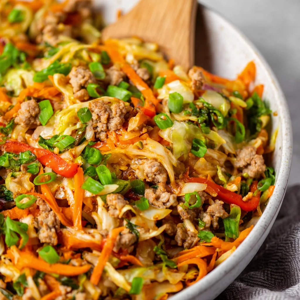 Quick & Easy 20-Minute One-Pan Turkey Egg Roll Recipe