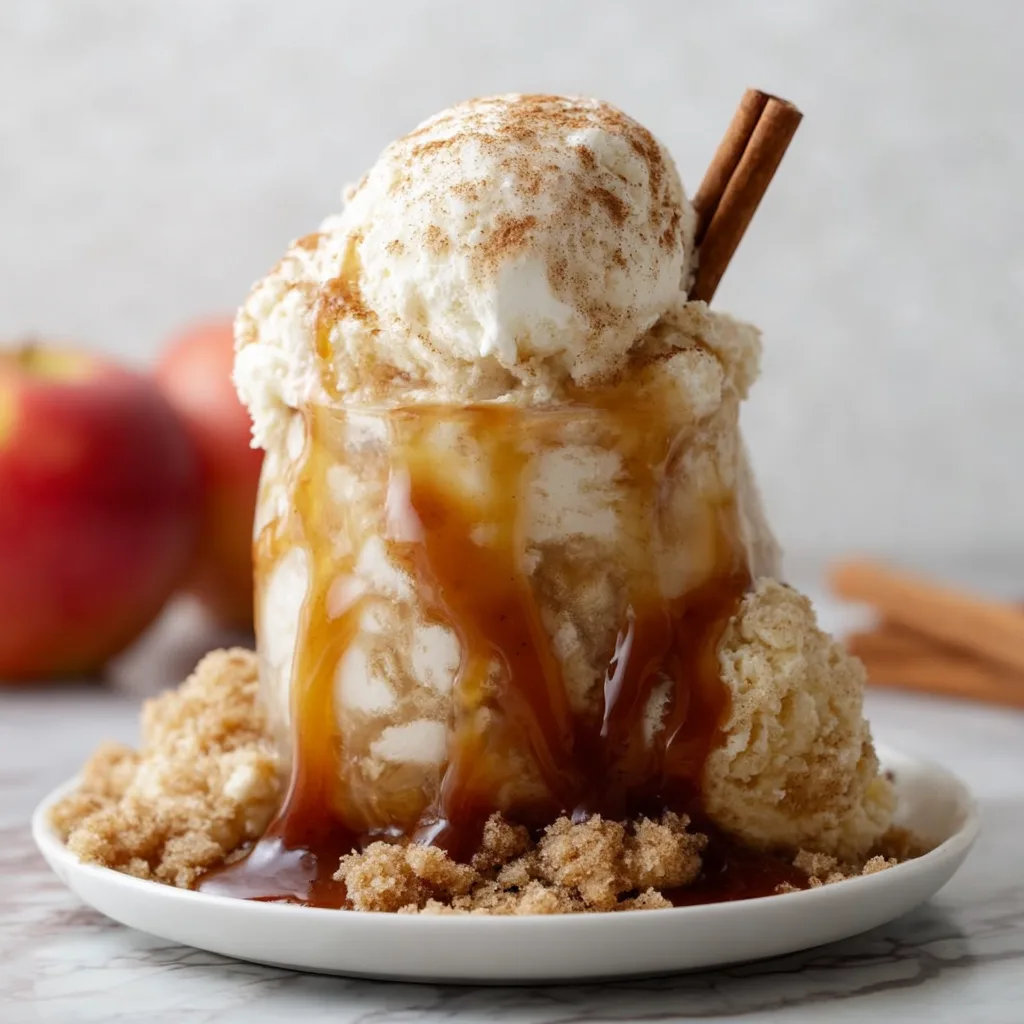 Delicious Apple Cider Float with Homemade Cinnamon Ice Cream Recipe