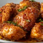 Crispy Baked Hot Honey Chicken Recipe | Sweet & Spicy Crunchy Chicken