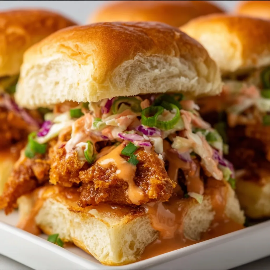 Delicious Bang Bang Chicken Sliders Recipe | Spicy & Easy Appetizer