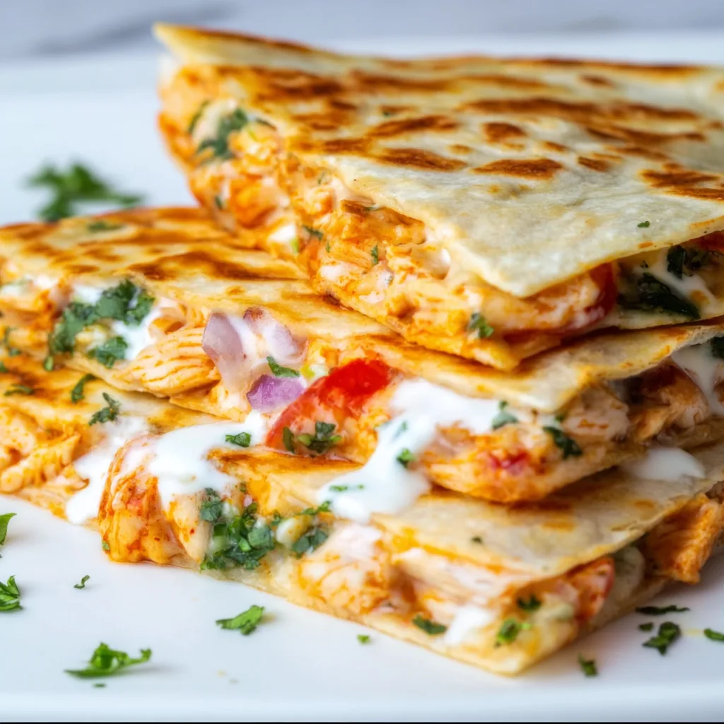 Best Buffalo Chicken Quesadilla Recipe | Spicy & Cheesy Delight