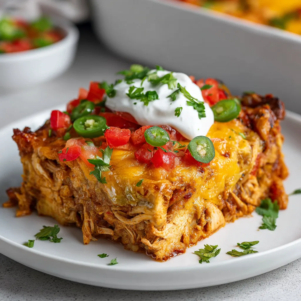 Easy Chicken Fajita Casserole Recipe | Delicious & Quick Dinner Idea