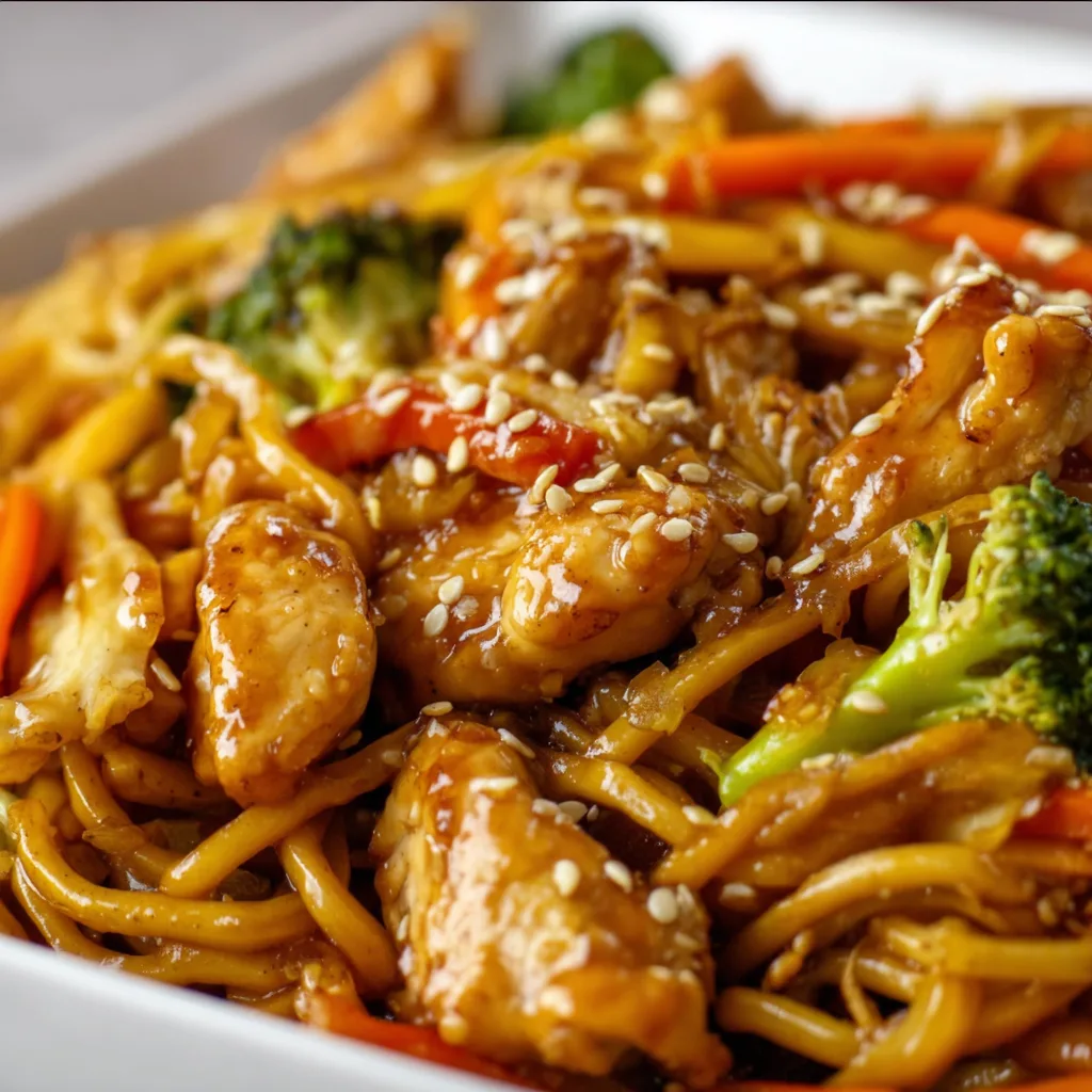 Delicious Chicken Lo Mein Recipe | Easy Homemade Chicken Lo Mein