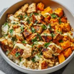 Delicious Chicken & Sweet Potato Rice Bowl Recipe | Healthy & Easy Meal