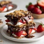 Decadent Chocolate-Dipped Strawberry Graham Sandwiches Recipe | Easy & Delicious Treat