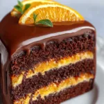 Decadent Chocolate Orange Layer Cake with Rich Ganache Frosting | Easy Recipe