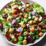 Classic Divorce Salad Recipe | Crisp Lettuce, Bacon, Cheese & Creamy Dressing