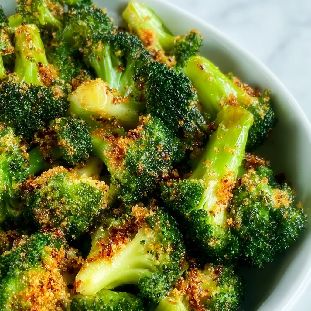 Crispy Garlic Air Fryer Broccoli Recipe | Easy & Healthy Side Dish