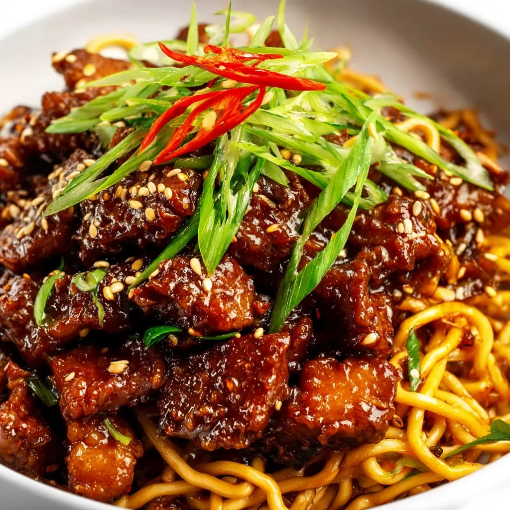 Crispy Beef with Spicy Saucy Noodles | Delicious Easy Asian Recipe 3 Crispy Beef with Spicy Saucy Noodles | Delicious Easy Asian Recipe