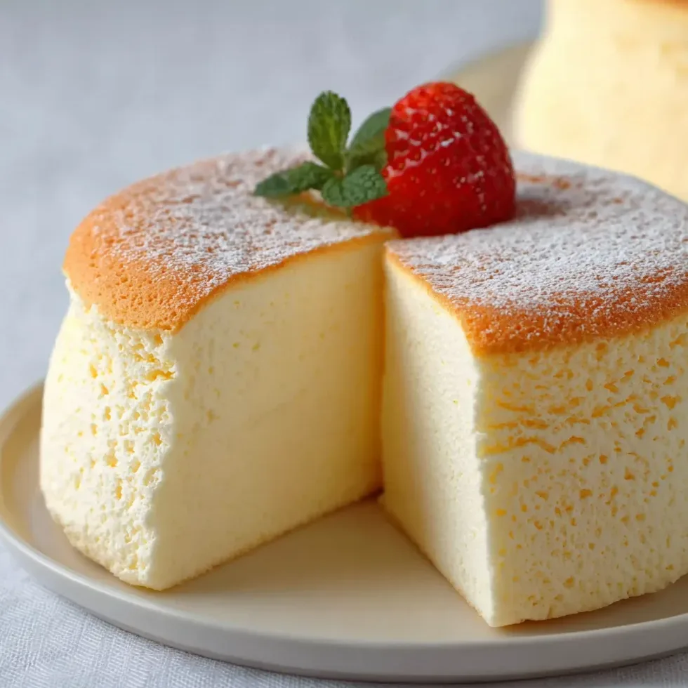 Fluffy Japanese Cotton Cheesecake Recipe – Soft & Airy Dessert Delight