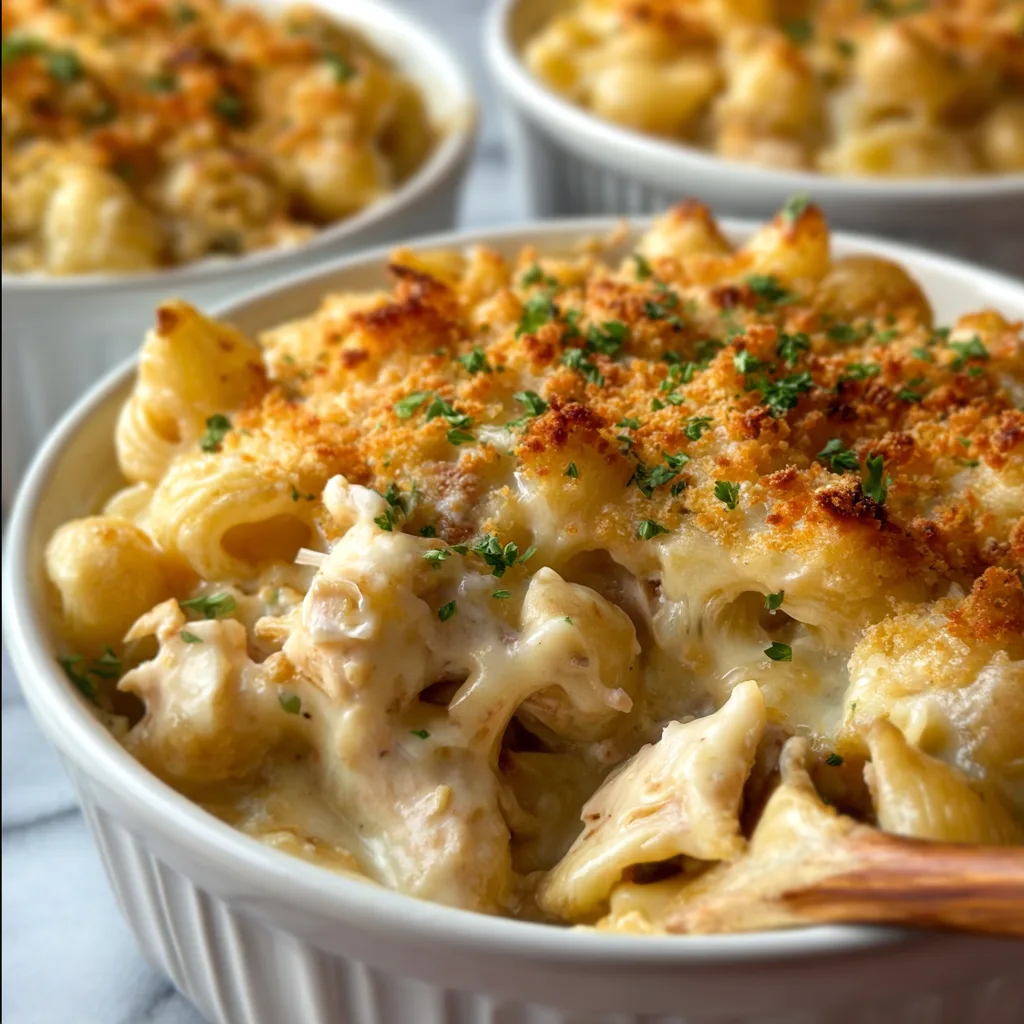 Delicious French Onion Chicken Mac and Cheese Recipe | Creamy Comfort Food