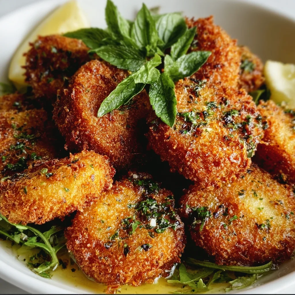 Crispy Fried Falafel with Zesty Herb Infusion | Delicious Middle Eastern Recipe