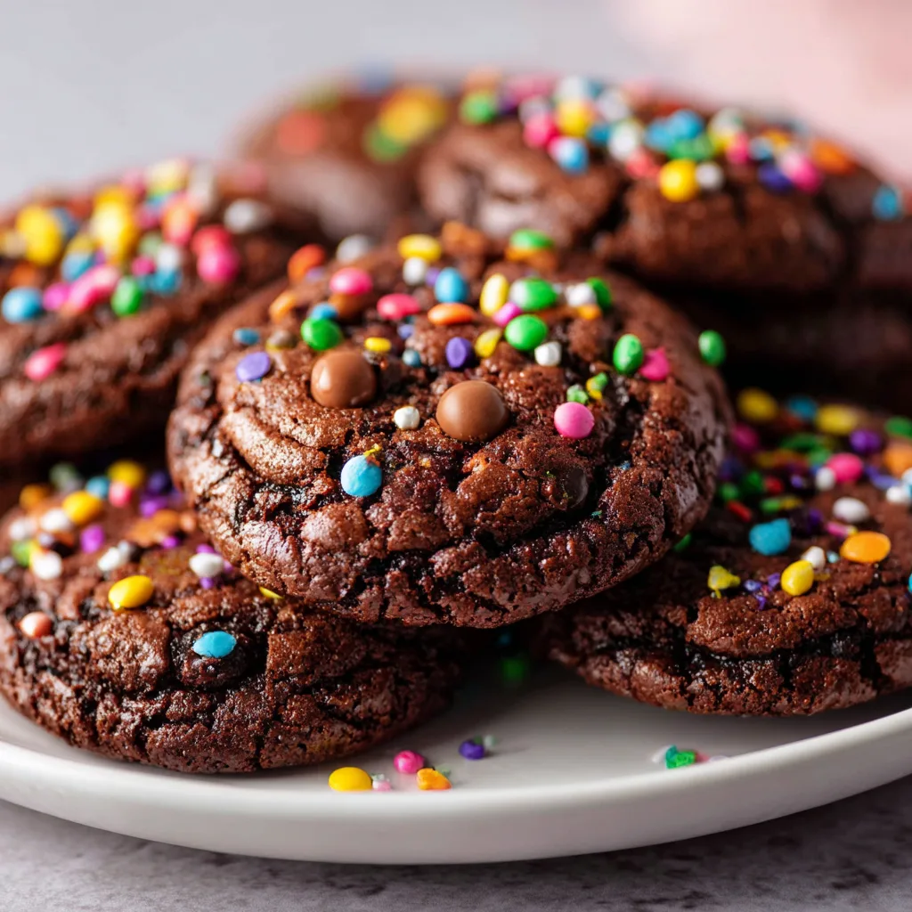 Fudgy Cosmic Brownie Cookies Recipe | Chewy, Chocolatey Treats