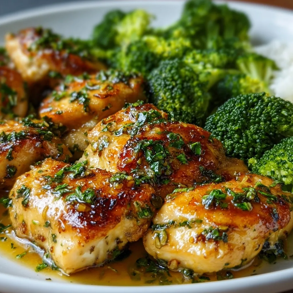 Garlic Butter Chicken Broccoli Recipe | Easy & Healthy Dinner Idea