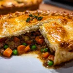 Hearty Beef & Veggie Meat Pie with Flaky Crust | Classic Homemade Comfort Food