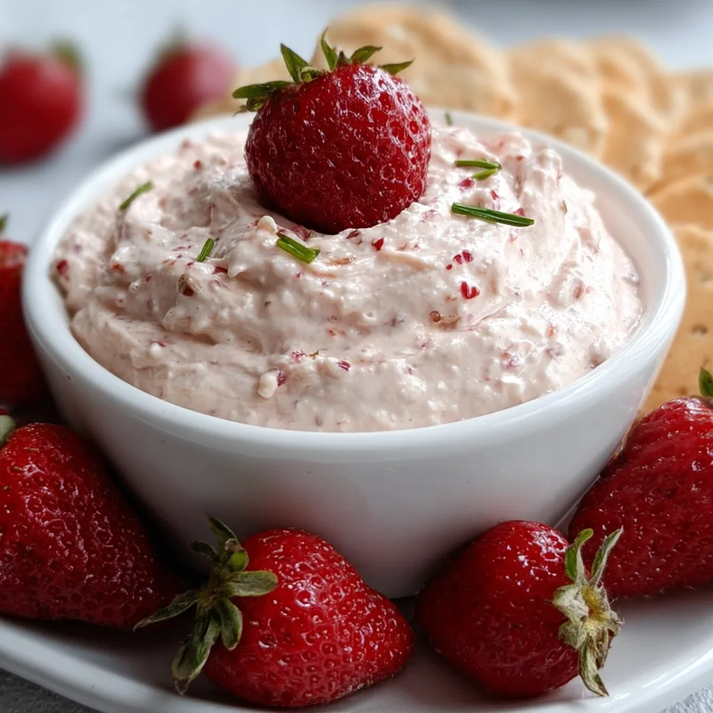 Delicious High-Protein Strawberry Dip Recipe | Healthy & Easy Snack