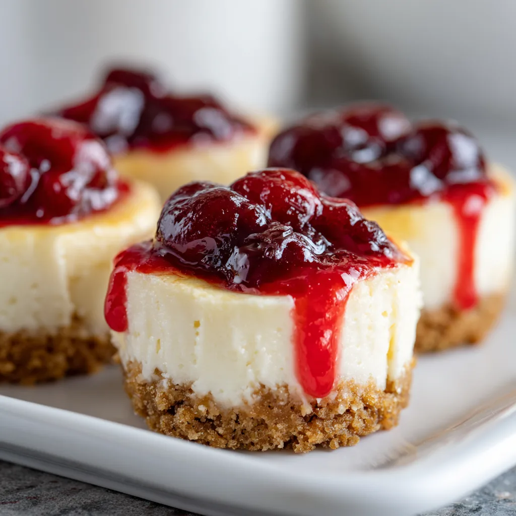 Delicious Mini Cherry Cheesecakes Recipe | Easy & Creamy Dessert 3 Delicious Mini Cherry Cheesecakes Recipe | Easy & Creamy Dessert