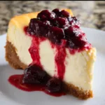 Delicious New York Cheesecake with Berry Twist – Perfectly Creamy & Fruity Dessert