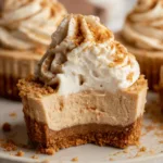 No-Bake Mini Biscoff Cheesecakes with Cookie Butter Whipped Cream – Easy & Delicious Dessert Recipe